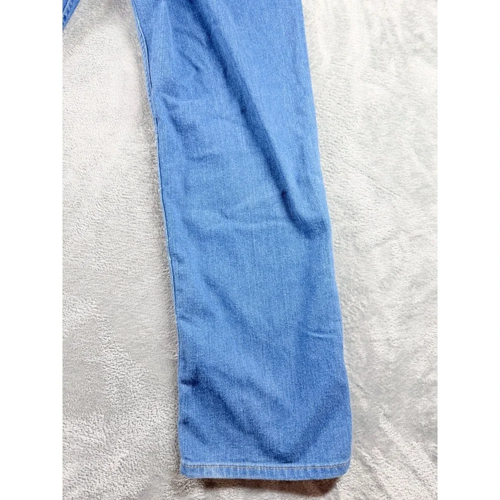 Vtg Levi's Brown Tab Straight Leg Jeans 38x30 Blue Denim Workwear Faded
